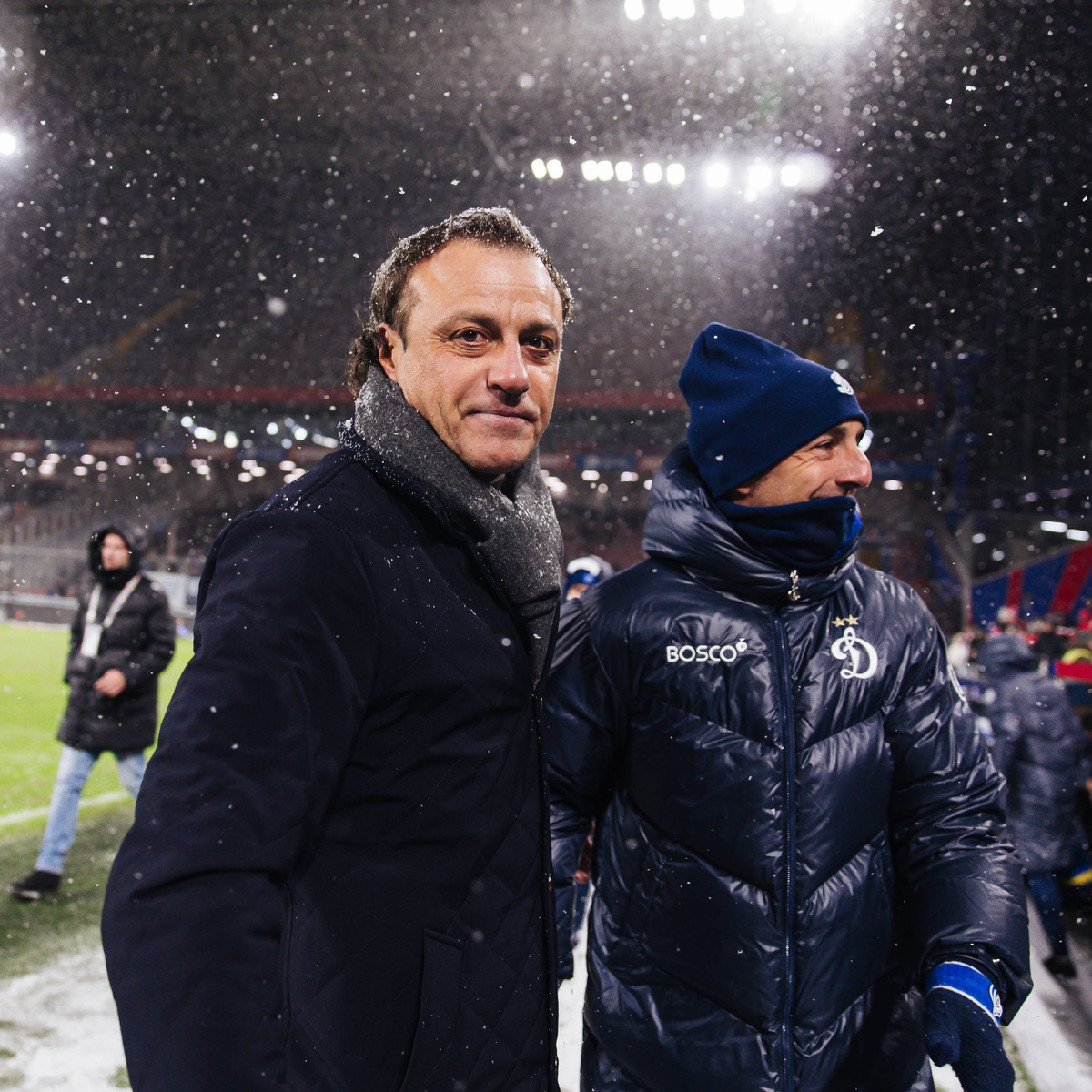 Ролан Гусеч (слева) после победы над ЦСКА. Фото ФК "Динамо"