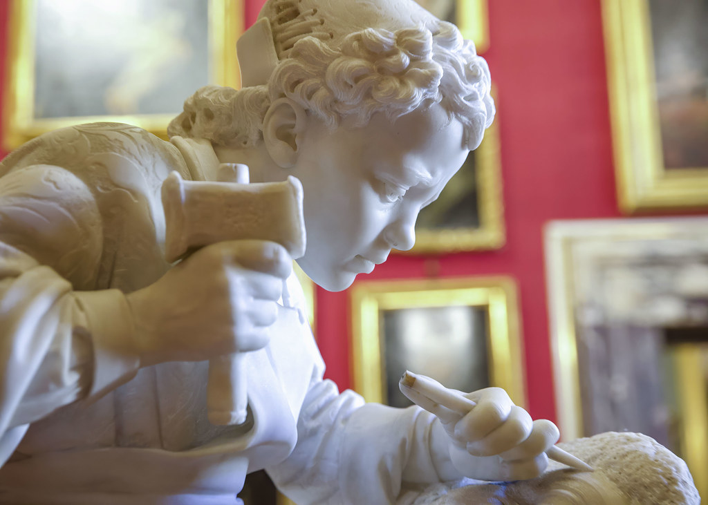 Эмилио Зокки (1862г.) Юный Микеланджело 