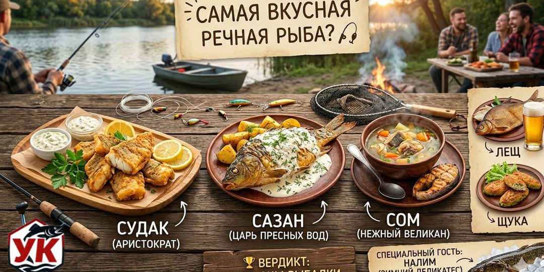 Самая вкусная речная рыба: Топ-4 вида, которые порадуют вас и вашу семью