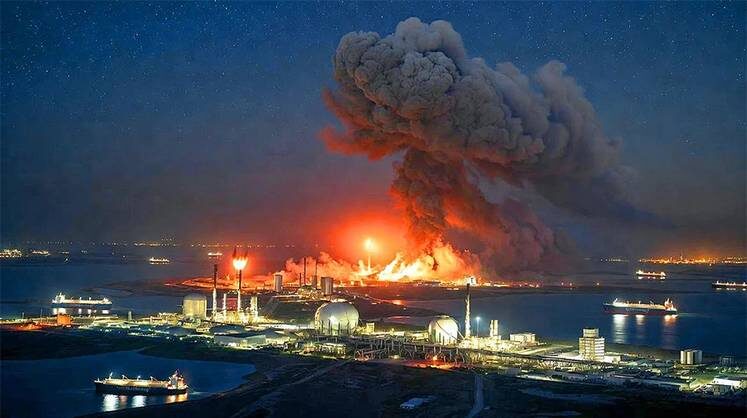     Qatar Energy приостановила добычу и экспорт энергоресурсов после того, как два иранских дрона поразили ее объекты в промышленных зонах Рас-Лаффан и Месаид