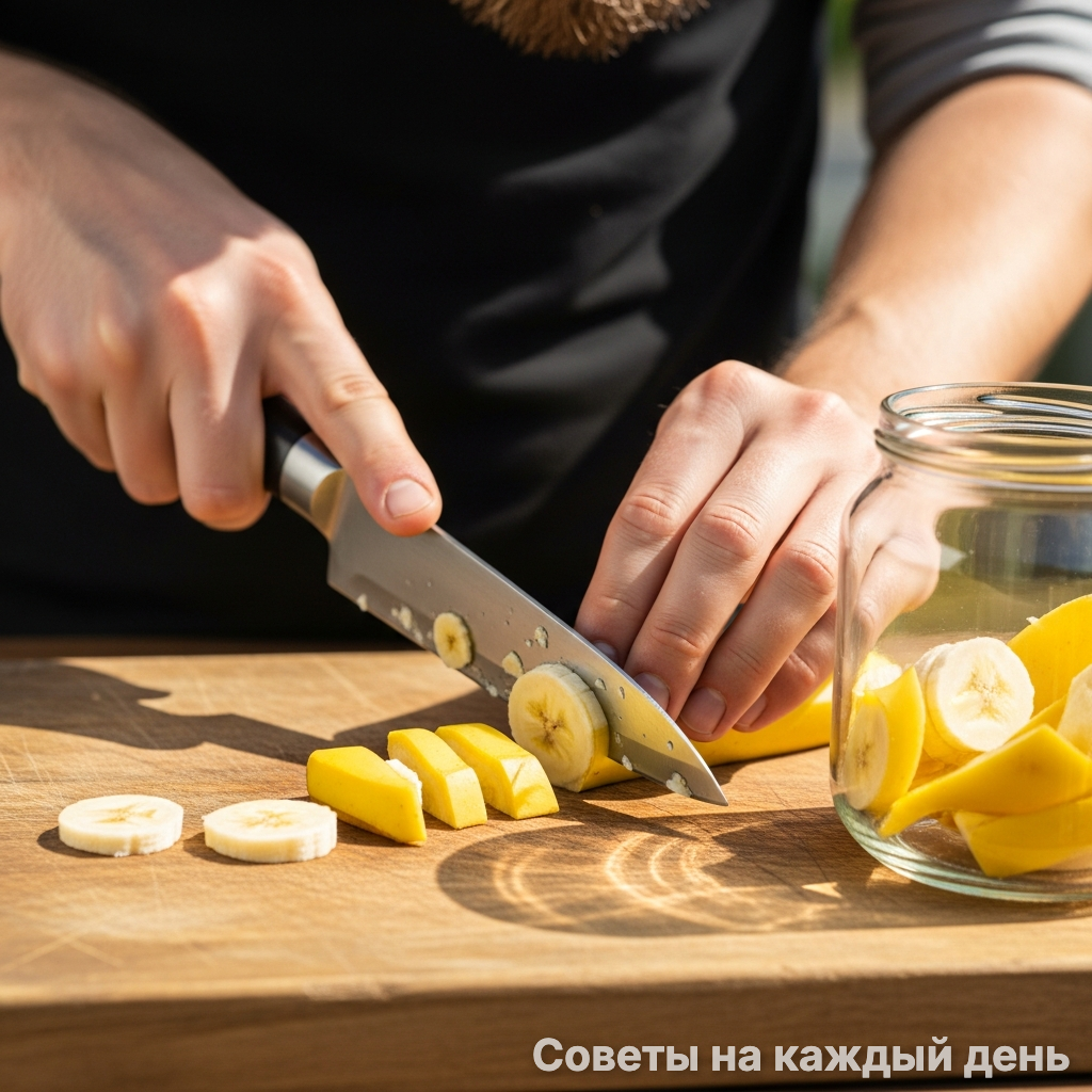Банановый настой - лучший десерт для ваших томатов и перцев.