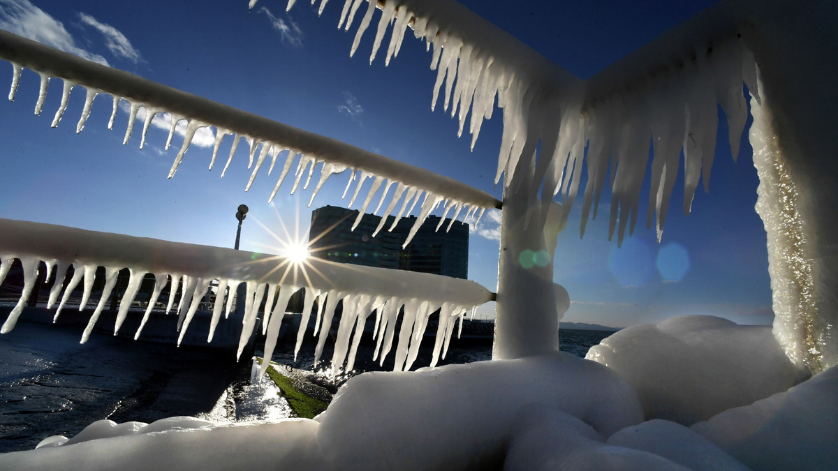    Зима мороз холод Владивосток РИА