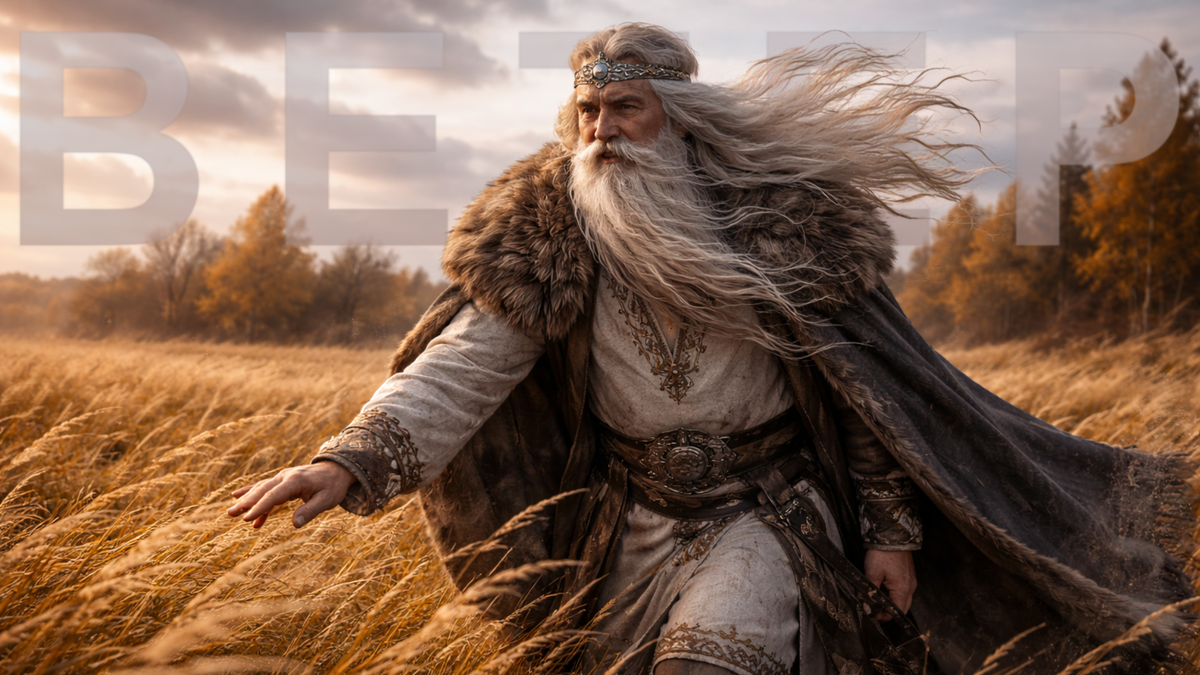 Авторская иллюстрация «Стрибог»