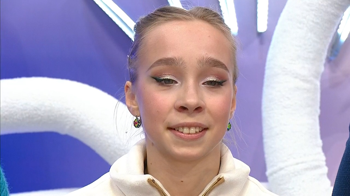    Алиса Двоеглазова. Фото: стоп-кадр прямого эфира "Первого канала"