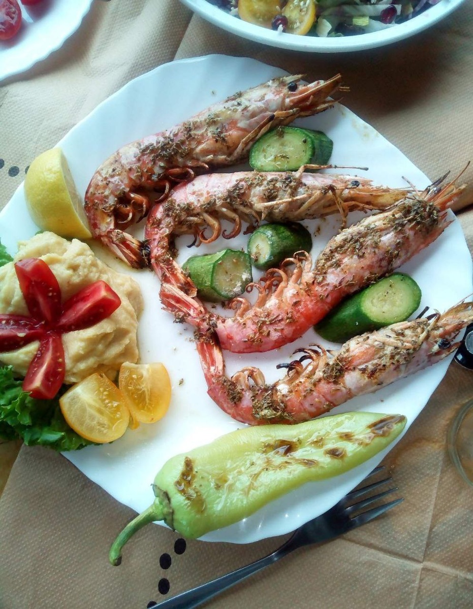 Креветки на гриле (все фото автора)