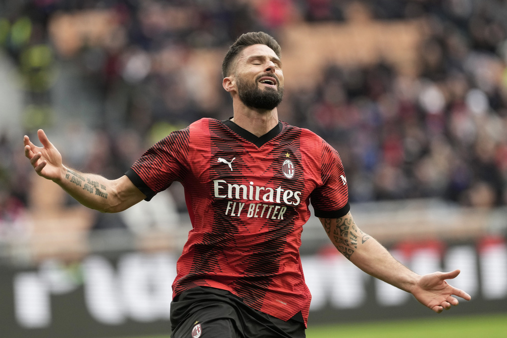    Футбол - Серия А - Милан - Оливье Жиру