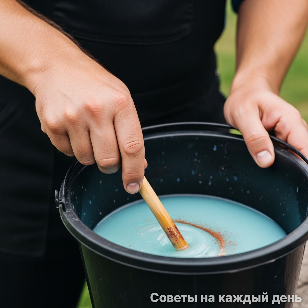 Медный купорос - это надежный щит от болезней коры.