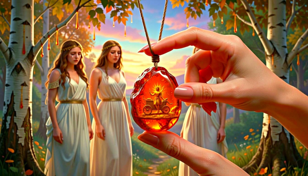 Они стояли на берегу реки Эридан, куда рухнул их брат, и продолжали плакать.