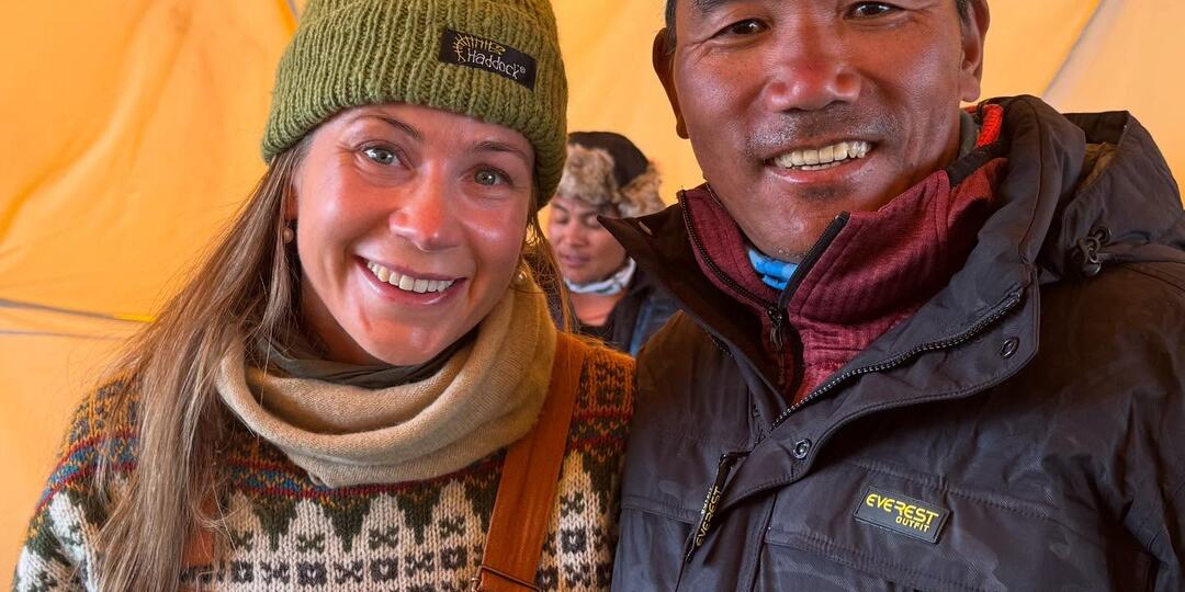 Ками Рита Шерпа, Кристин Харила, Тайлер Эндрюс, Карл Эглофф и Нирмал Пурджа возвращаются на Эверест