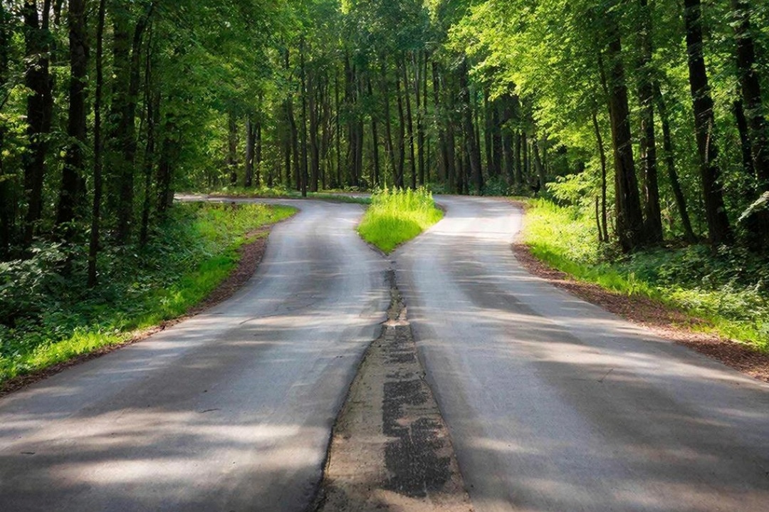 Развилка дорог - развилка судеб.