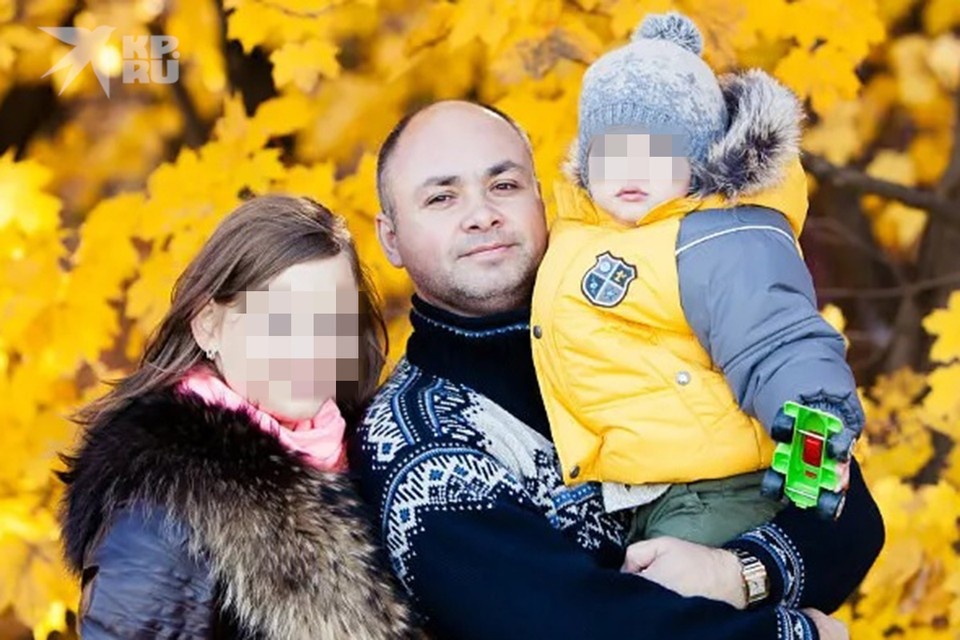    Сергей с женой и старшим сыном. Личный архив