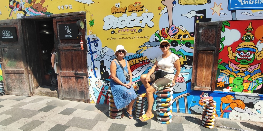 Последний день в Бангкоке. Необычный район Талат Ной. Сегодня летим домой, надеюсь. Дневник зимовки. День 115