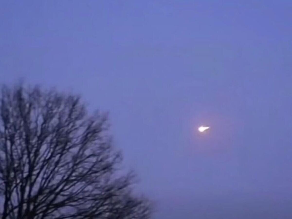    Падение метеорита в Рейнланд-Пфальце, Германия | © Кадр видео из соцсетей