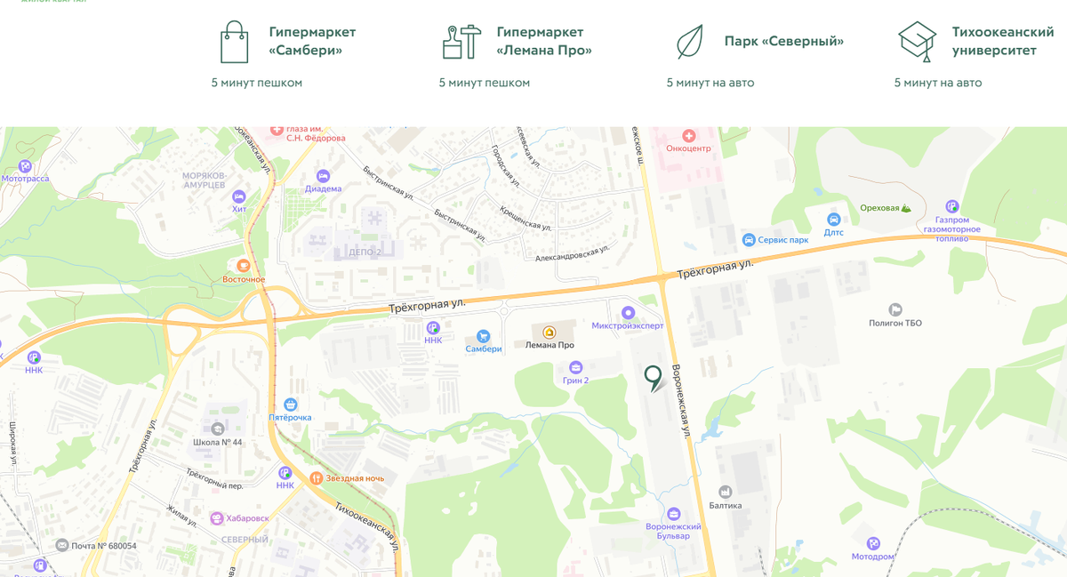 яндекс-карта