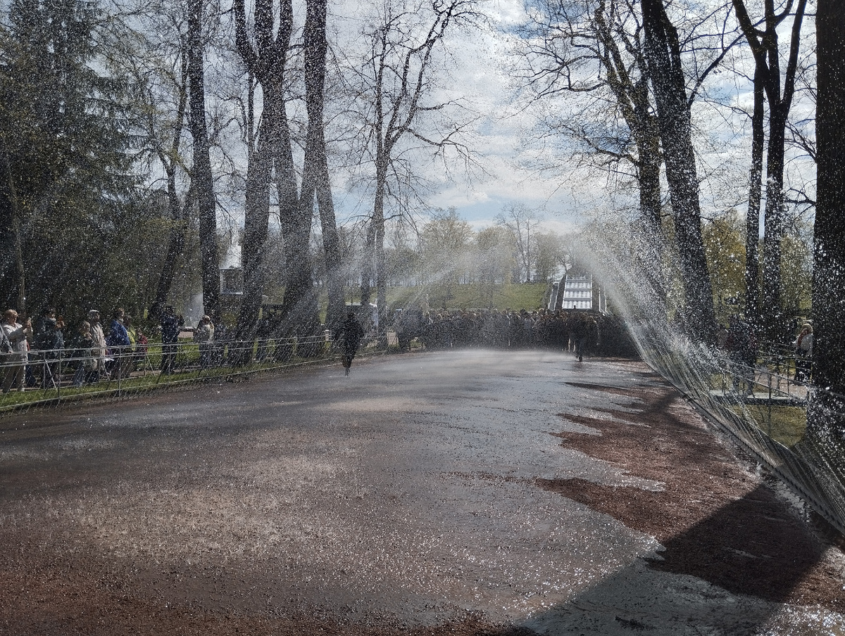 Фонтан-шутиха "Водяная дорога"