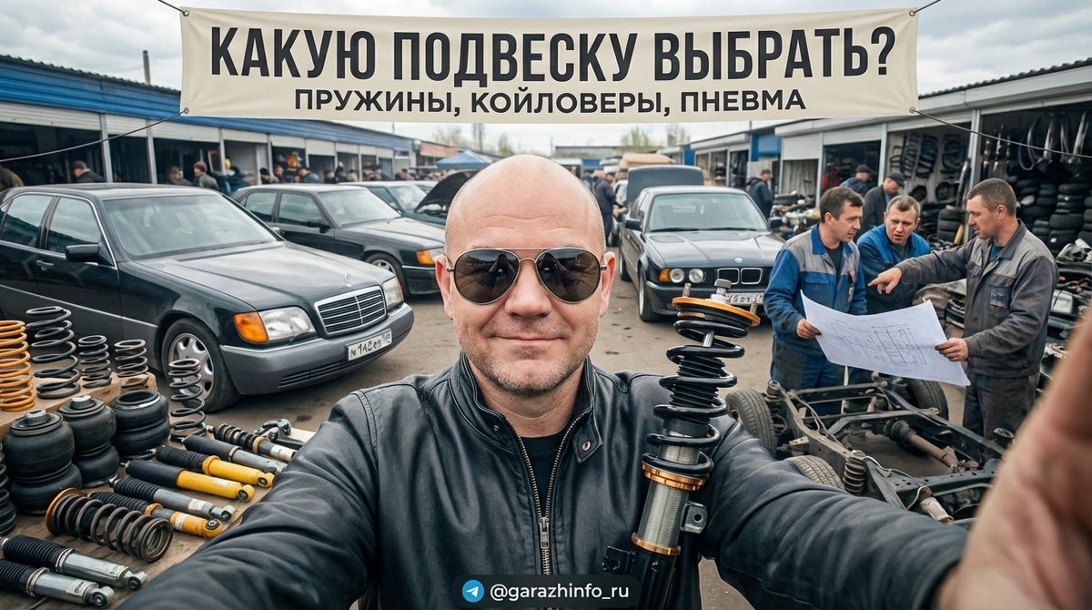    Выбор между пружинами, койловерами и пневматикой для занижения. Zero8
