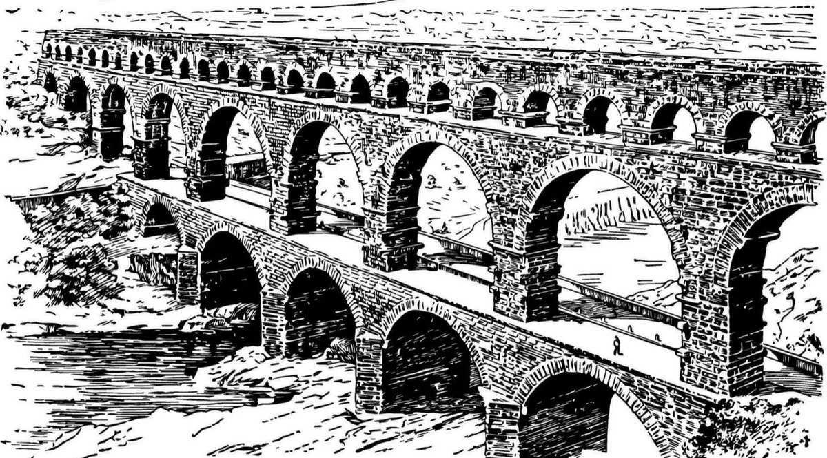 Акведук города Рима, из Интернета. 