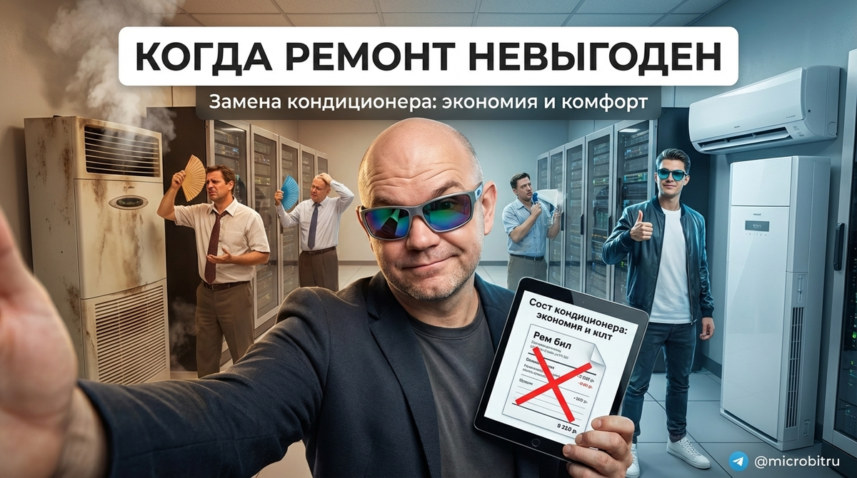    Порой замена кондиционера может быть более выгодной, чем ремонт. as7