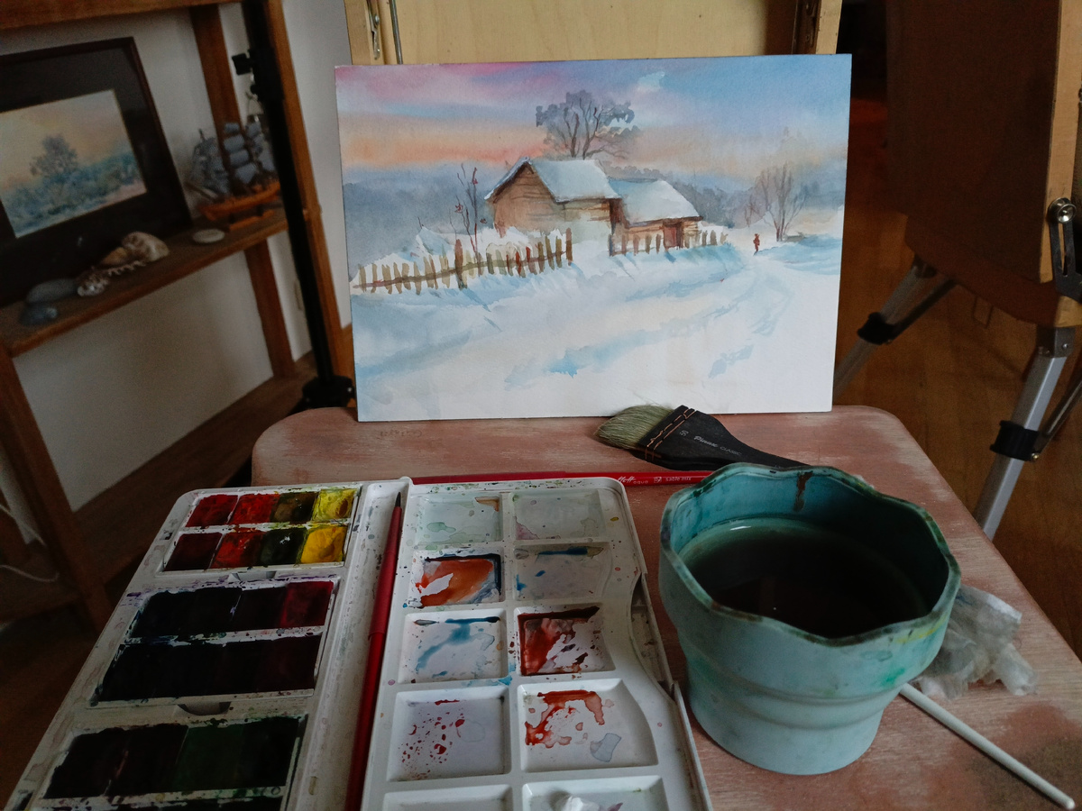 Первый живой мастер-класс, на который пошла. Эта работа сделана как раз  во время мк, что-то упустила что запомнила то и пыталась передать. Запомнила как потом выяснилось когда глянула ролик, который записала одна из девочек, не так уж много. Почему так получается читайте в статье.