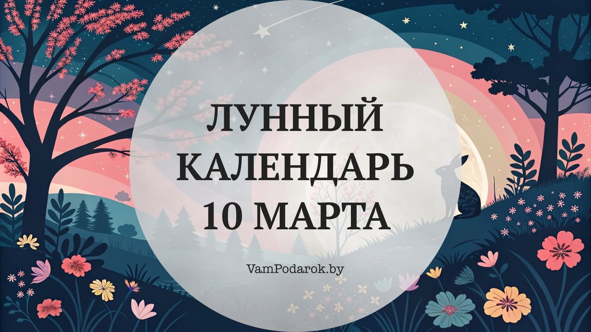 Лунный календарь на 10 марта 2026 года: День, когда перемены стучат в дверь — и вы открываете