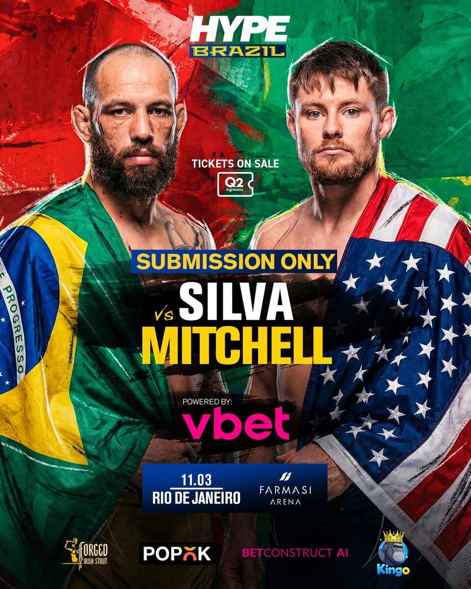     Постер схватки Силва – Митчелл