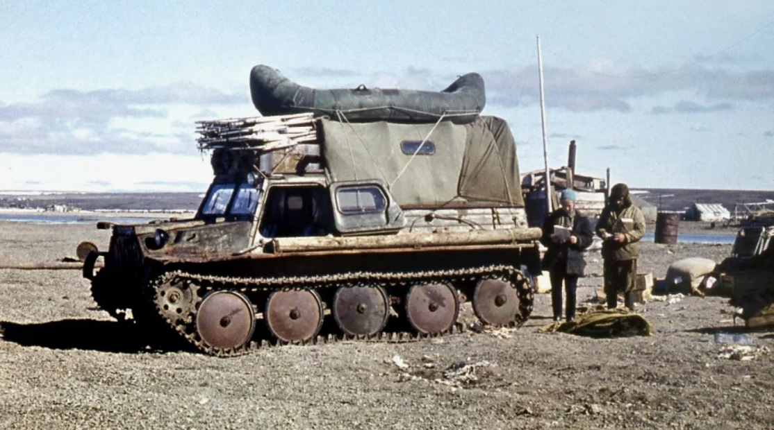 📸 Фото: ГАЗ‑47 на зимнике.