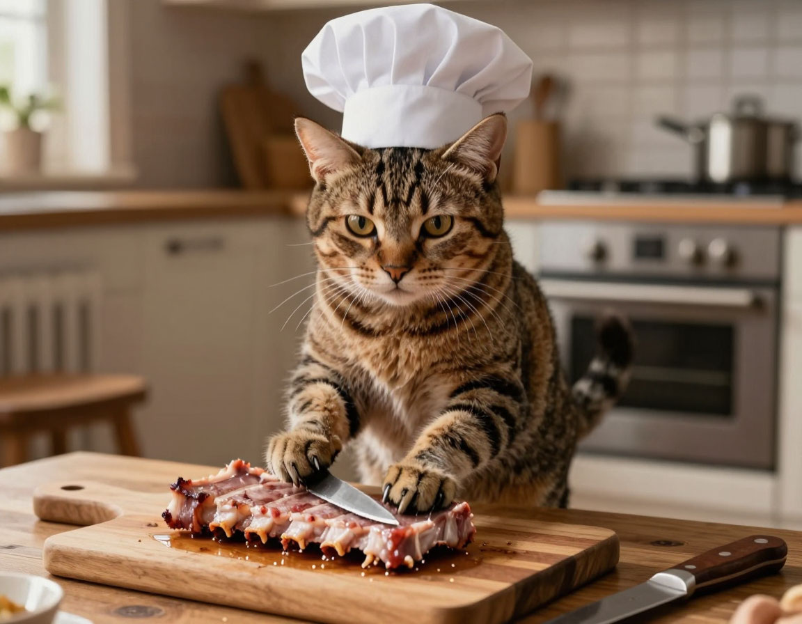 Подготавливаю ребрышки