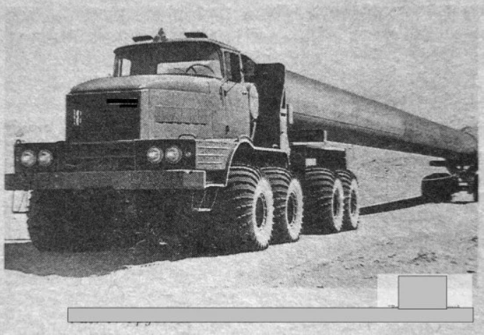 НАМИ-0127: экспериментальный вездеход-трубовоз