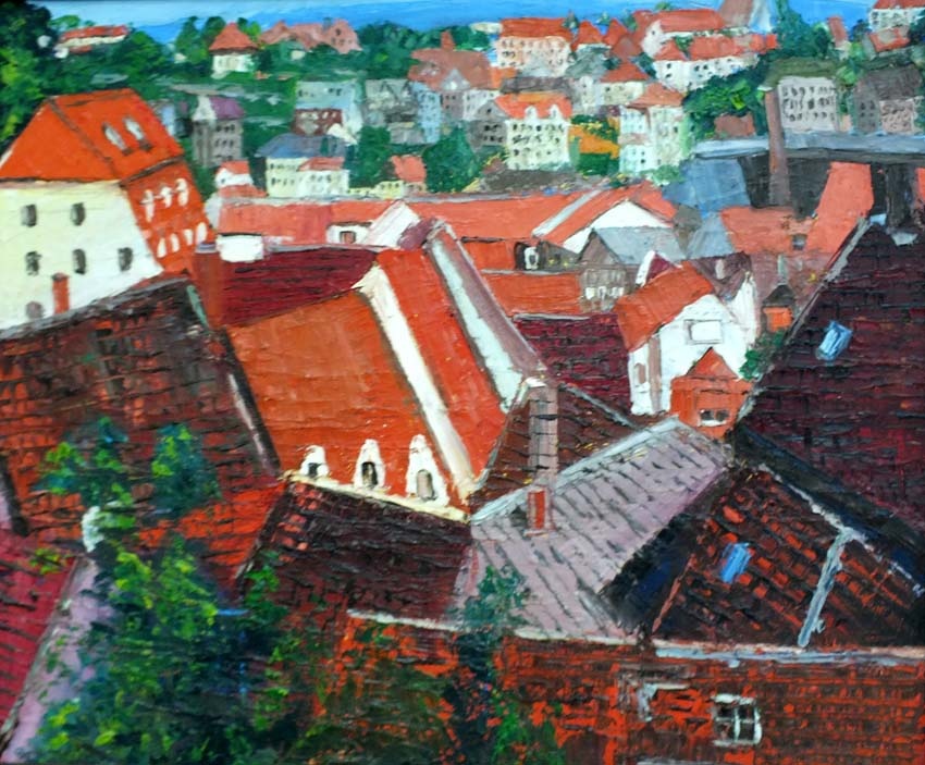 Вишня Вианора "Город"
50х60 орг м 2011 г