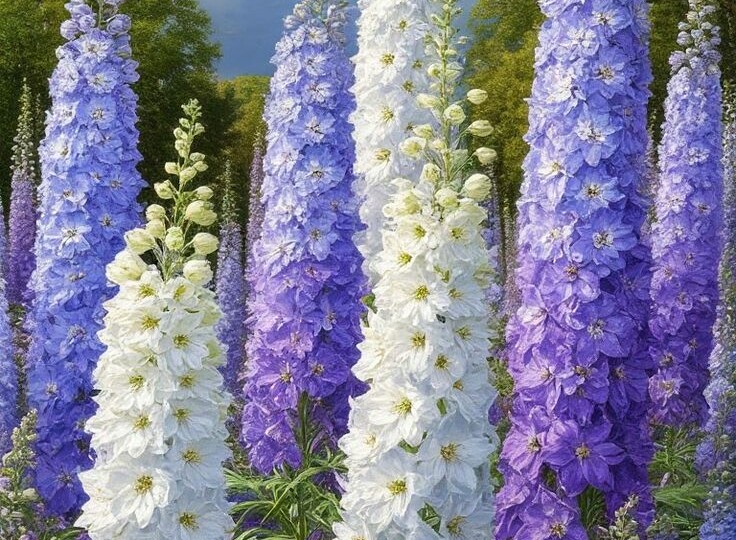 Дельфиниум - символ благородства