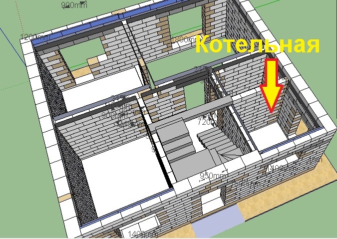 Оптимальное число комнат в доме и их площадь. Пример из своего проекта
