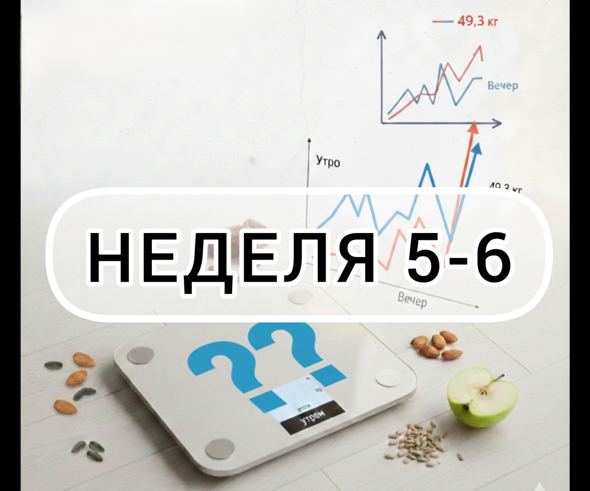 Из 48 в 60 марафон набора веса. Неделя 5-6. Перый рубеж взят