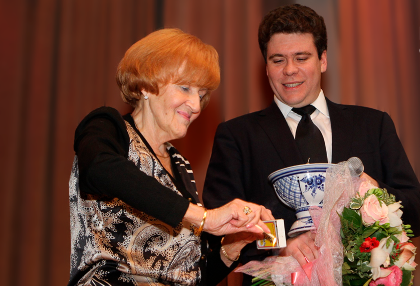    Иветта Воронова и Денис Мацуев. © newnames.ru