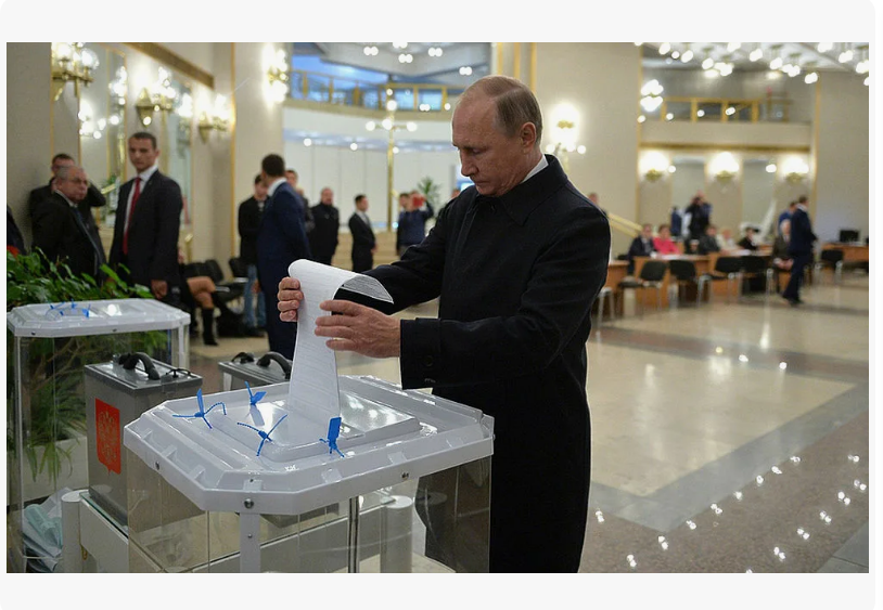 Образец голосования на выборах. Так обязаны делать все граждане, нужен закон об обязательном голосовании.