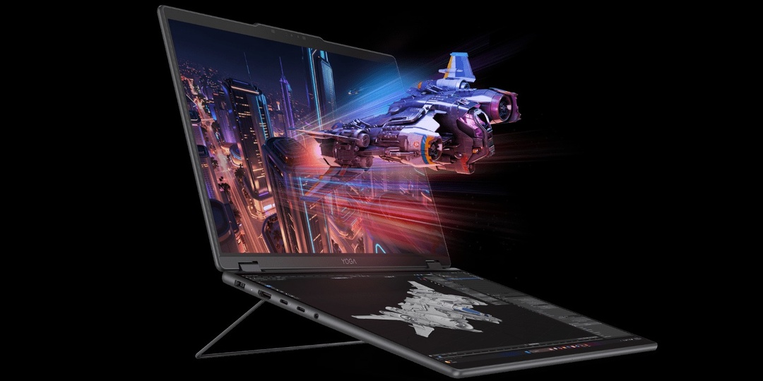 Lenovo Yoga Book Pro 3D оснащен двумя OLED-экранами и функцией 3D без очков