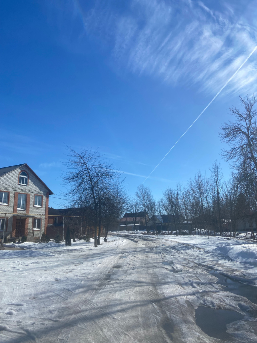 Март в слободе Стрелецкая. Фотоиллюстрации автора.