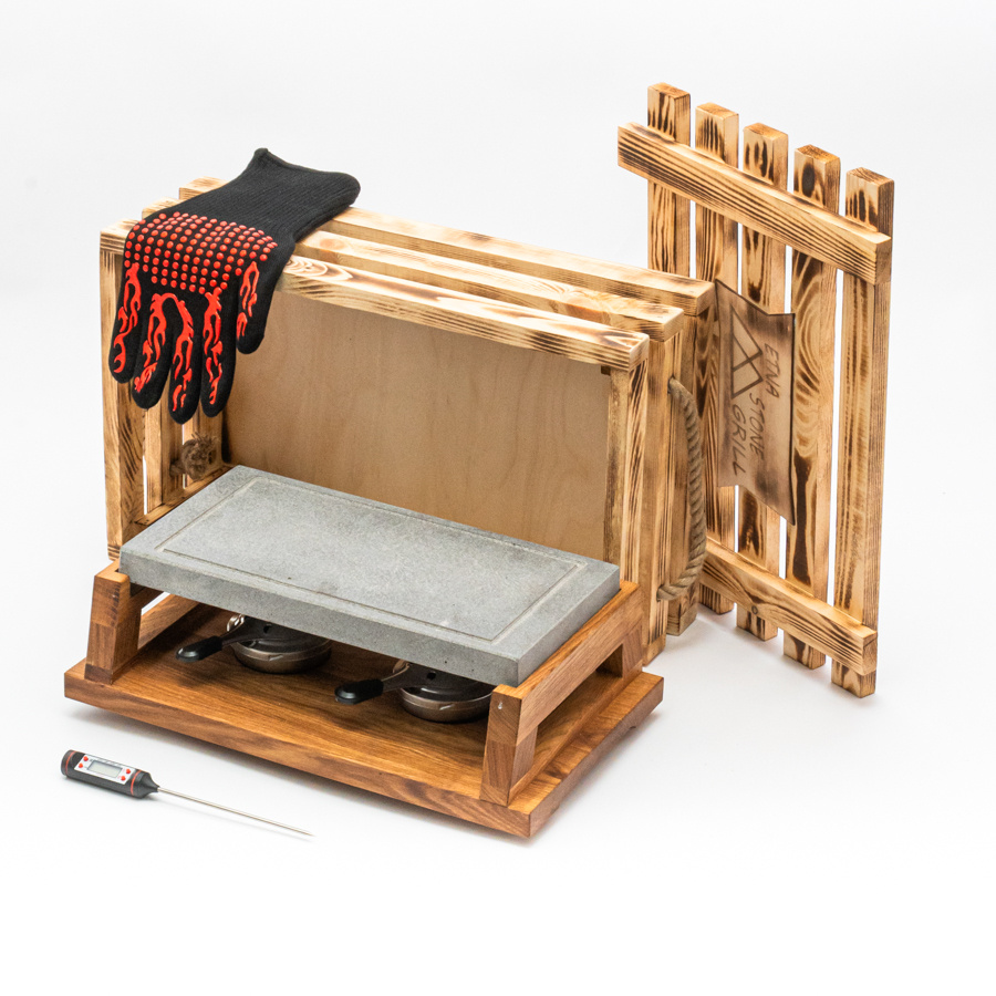 •	«Создавай кулинарные шедевры на каменном гриле!»