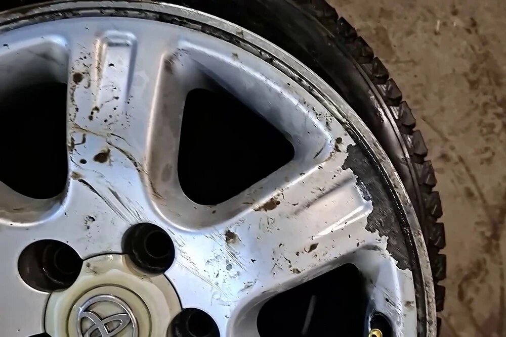 Изначальный вид «уставшего» колеса