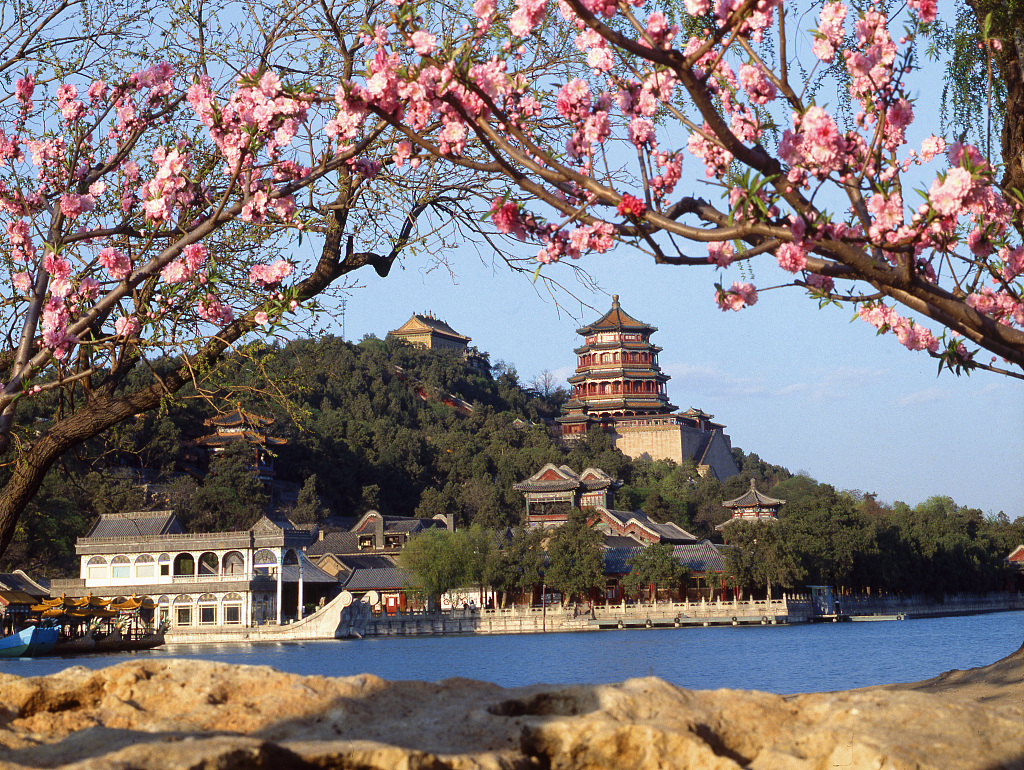 Летний дворец весной