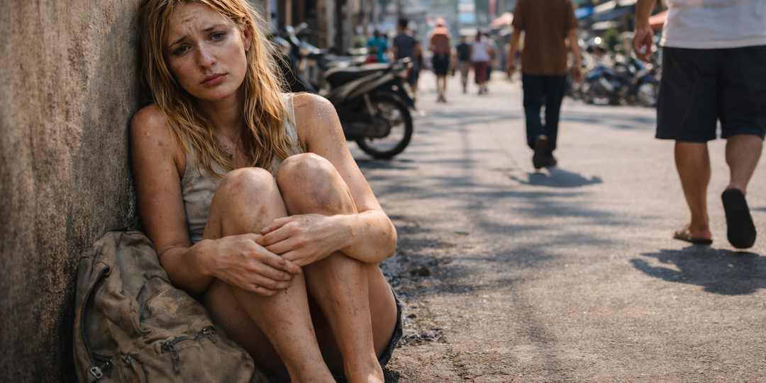 Чем закончился отпуск за счет щедрого мужчины: девушка 2 месяца ночевала на улице и просила милостыню