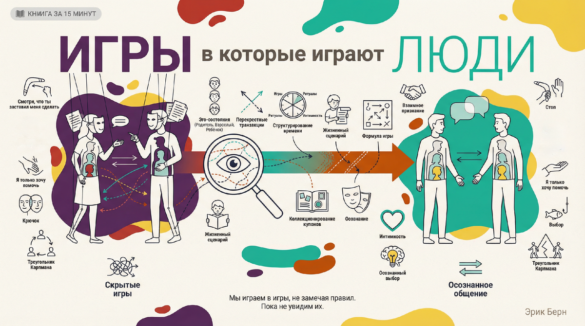 Почему мы снова наступаем на те же грабли: 5 ловушек из книги Эрика Берна