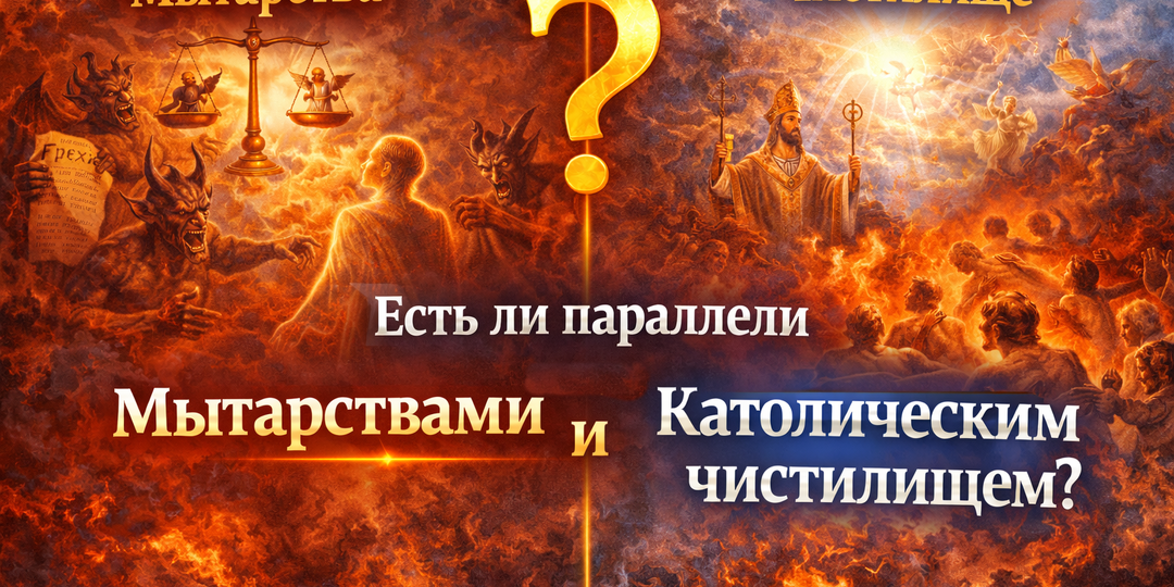 Есть ли параллели между мытарствами и католическим чистилищем?