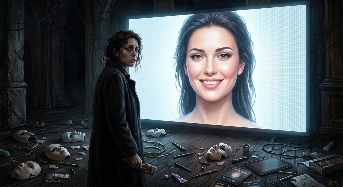 В прошлой серии мы узнали историю Души, которая эмигрировала в Светящийся Кирпичик. Но у этой сказки есть продолжение, более глубокое и тревожное. С точки зрения нейрофизиологии, наш мозг обладает зеркальными нейронами, которые помогают нам сопереживать и узнавать себя. Но что происходит, когда эти нейроны каждый день видят в экране не нас, а «улучшенную версию»?