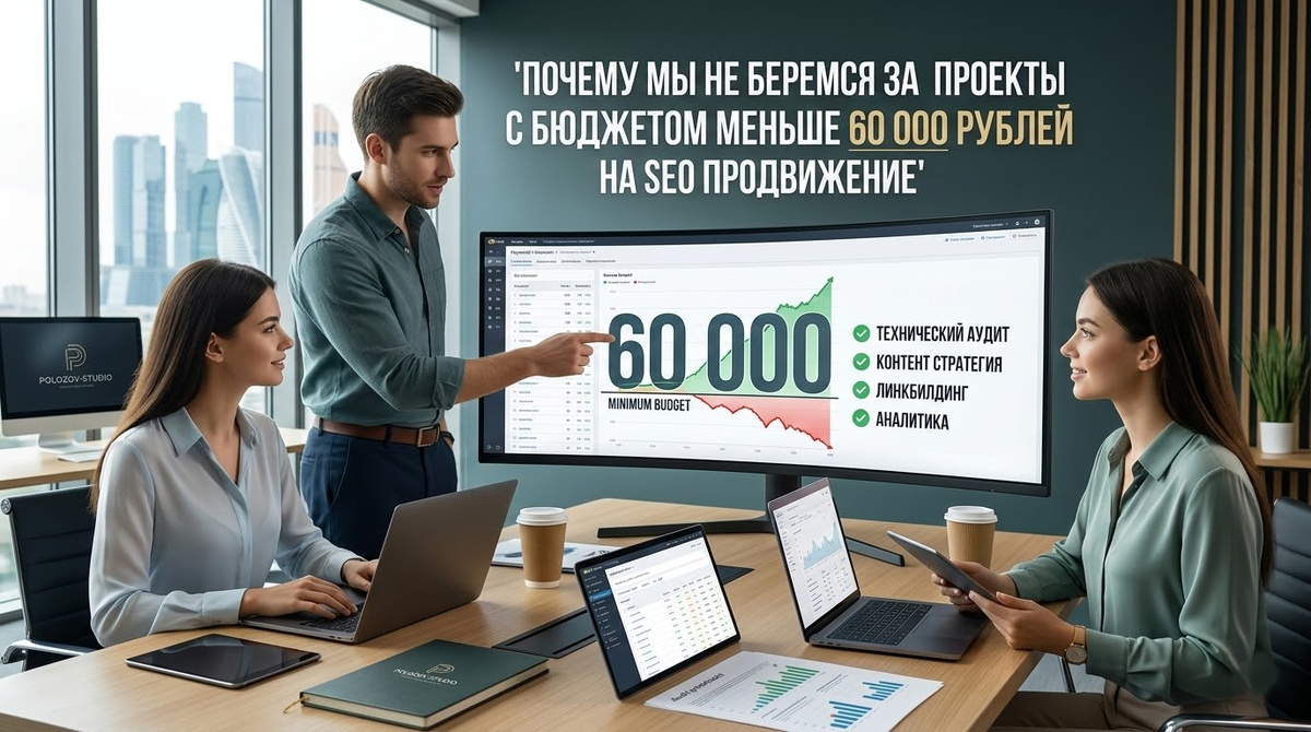 Смета на правду: почему качественное SEO больше не стоит 20 тысяч, и зачем мы отказываем клиентам с бюджетом до 60 000 рублей