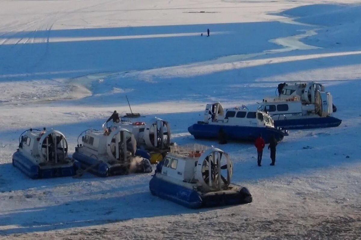    На заливах Калининградской области прошли рейды по безопасности на льду