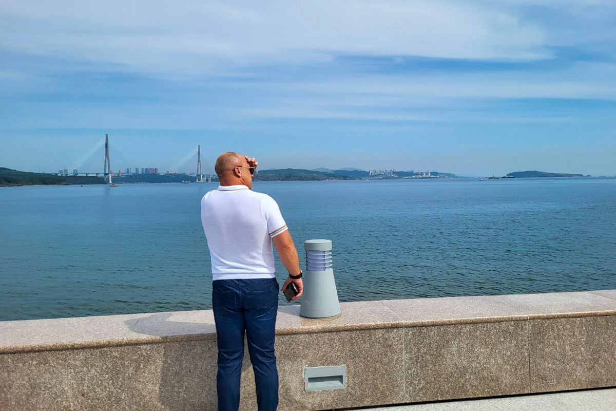 Набережную ДВФУ обновят до конца лета.  Фото: Фото: ФедералПресс / Анна Миронова