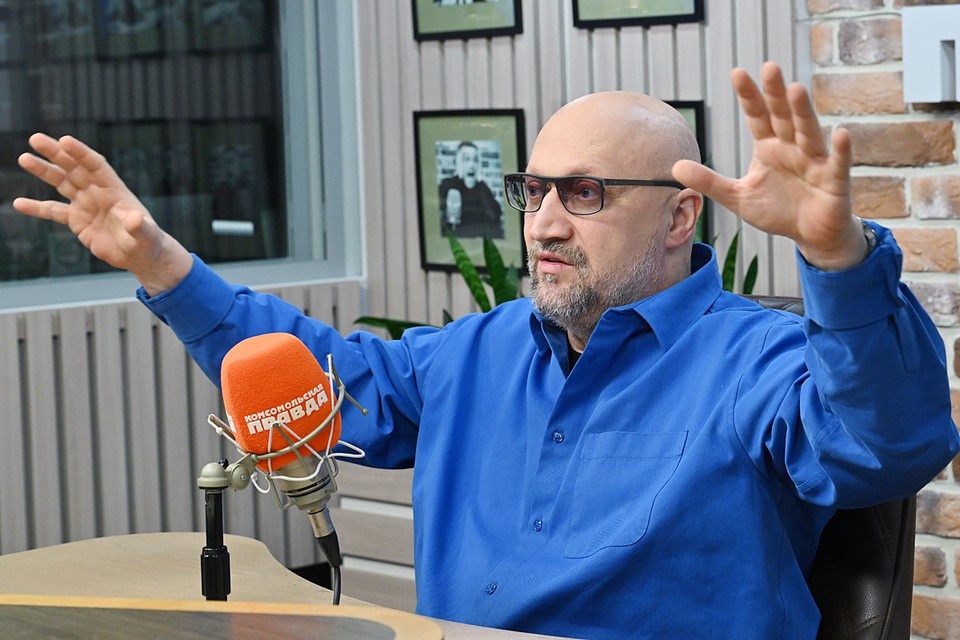    Гоша Куценко на радио «Комсомольская правда» Евгения ГУСЕВА