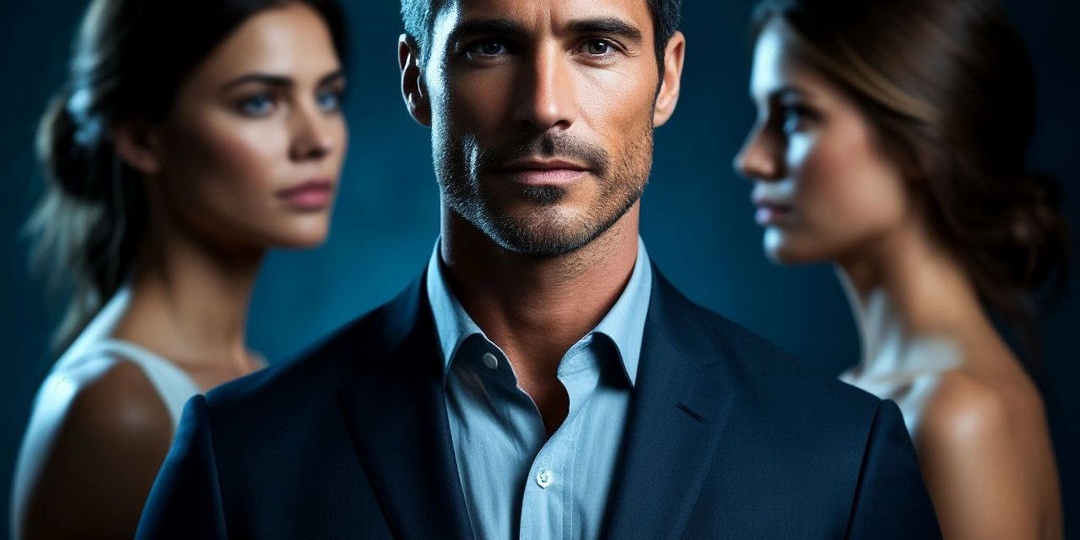 Он не разрывается между двумя. Ему так удобно