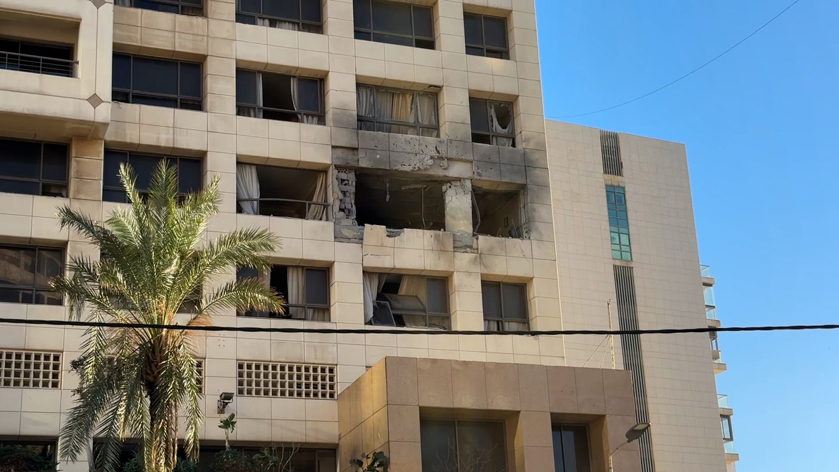    Кадры гостиницы из Бейрута