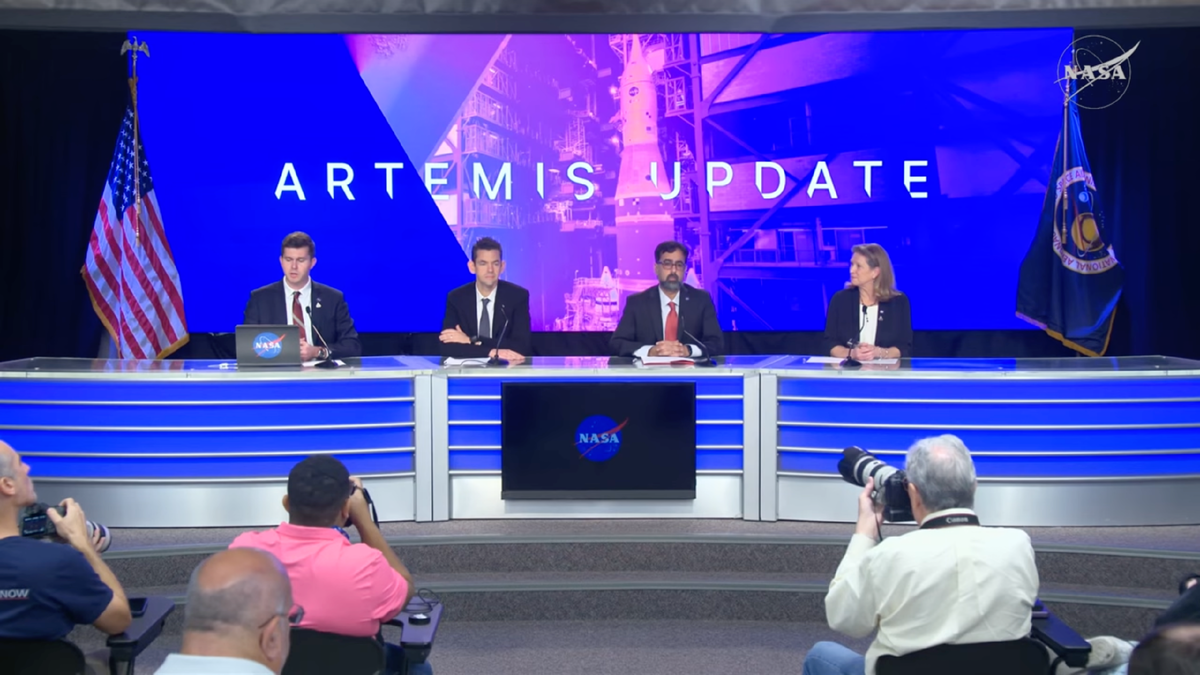 Конференция NASA. Источник: https://www.youtube.com/live/eCbQtyUopOM